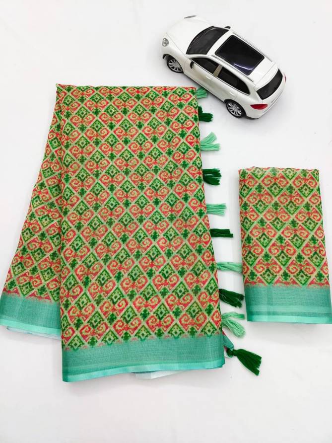 MG 200 Linen Digital Printed Daily Wear Sarees Wholesale Price In Surat